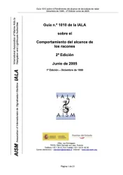 1010 Ed.2 Comportamiento del Alcance de los Racones Jun 2005