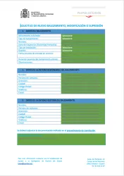 FORMULARIO SOLICITUD BALIZAMIENTOS, MODIFICACIÓN O SUPRESIÓN  FORMULARIO SOLICITUD BALIZAMIENTOS, MODIFICACIÓN O SUPRESIÓN