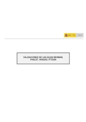 Validaciones de las Guías BERMAN, PAXLST, WASDIS, IFTDGN versión 4.1 Validaciones de las Guías BERMAN, PAXLST, WASDIS, IFTDGN versión 4.1