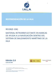 R0106 (E-106) Material Retrorefectante en Marcas de AtoN Dentro del IALA MBS June 2017