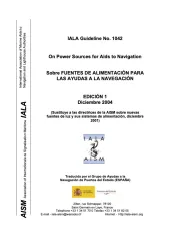 Guideline No. 1042 Sobre FUENTES DE ALIMENTACIÓN PARA LAS AYUDAS A LA NAVEGACIÓN