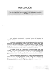 Criterio general de planificación y normalización de ritmos