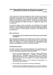 Nota técnica recordatorio de las reglas para las fases de luz - oscuridad de los ritmos de las señales luminosas