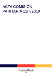 ACTA COMISIÓN PARITARIA 11/7/2019