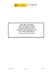 Guía del Usuario. Mensaje de confirmación de Carga / Descarga (COARRI) portada del documento