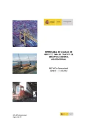 Referencial de Calidad de Servicio para el Tráfico de Mercancía General Convencional portada