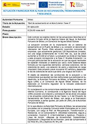 AP Bilbao - Red de saneamiento en el Abra Exterior. Fase II Portada