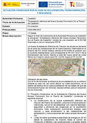 AP Castellón - Subestación eléctrica del Nuevo Acceso Ferroviario Sur al Puerto de Castellón Portada