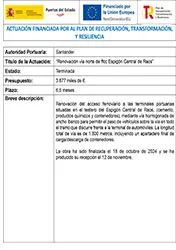 AP Santander - Renovación vía norte de ffcc Espigón Central de Raos Portada