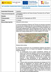 Castellón Subestación eléctrica nuevo acceso ferroviario-1