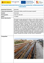 Santander Renovación doble vía ffcc acceso al puerto-1