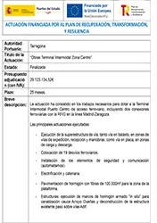 Tarragona Final obras terminal intermodal zona centro