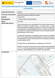 Valencia Duplicacion de vía entre muelle Poniente y muelle Levante-1