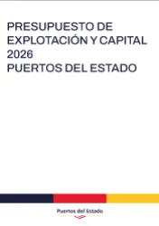 Presupuesto de  Explotación y Capital 2026 Puertos del Estado
