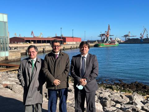 El presidente de Puertos del Estado destaca la mejora y creciente competitividad de "El Musel" El presidente de Puertos del Estado destaca la mejora y creciente competitividad de "El Musel"