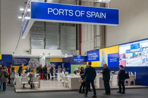 Los puertos españoles presentan su oferta de instalaciones y servicios en Fruit Logistica Berlín Los puertos españoles presentan su oferta de instalaciones y servicios en Fruit Logistica Berlín