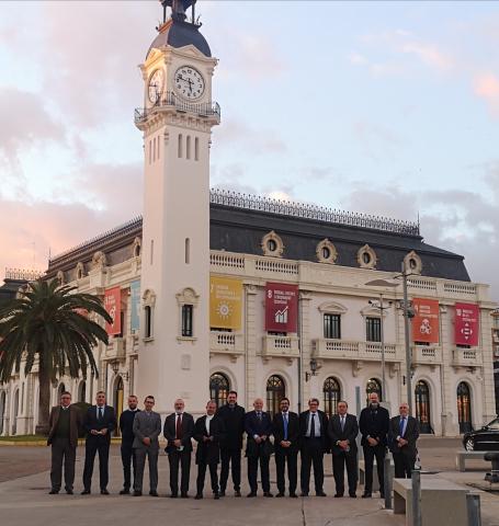 El presidente de Puertos del Estado visita el Puerto de Valencia y se reúne con la Comunidad Portuaria El presidente de Puertos del Estado visita el Puerto de Valencia y se reúne con la Comunidad Portuaria