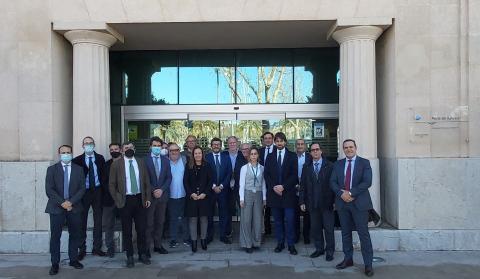 El presidente de Puertos del Estado visita el puerto de Palma El presidente de Puertos del Estado visita el puerto de Palma