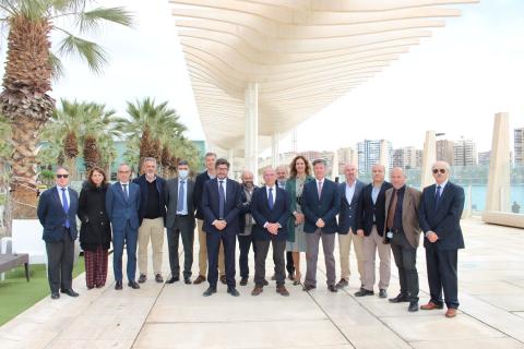 El presidente de Puertos del Estado conoce los proyectos de transformación del Puerto de Málaga El presidente de Puertos del Estado conoce los proyectos de transformación del Puerto de Málaga