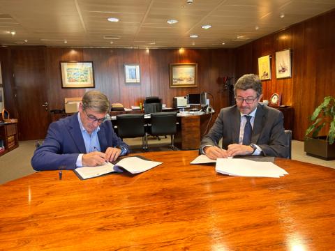 Puertos del Estado y Segittur firman un acuerdo de colaboración para impulsar la transformación digital en el ámbito portuario y turístico firma