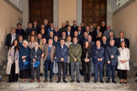 Puertos del Estado y las 28 Autoridades Portuarias dan un impulso clave al Marco Estratégico foto de grupo