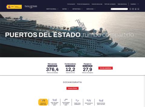 Puertos del Estado renews its website to make it more transparent and accessible Puertos del Estado renews its website to make it more transparent and accessible