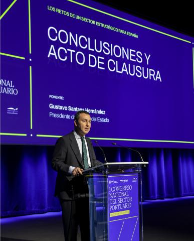 The 1st National Port Congress concludes with a roadmap to strengthen the competitiveness of a sector “strategic for Spain”