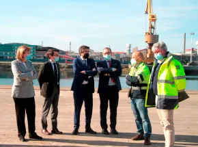 El presidente de Puertos del Estado visita el Puerto de Avilés y conoce de primera mano los principales planes y retos de la Autoridad Portuaria