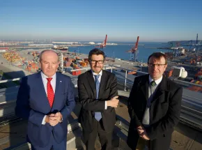 El presidente de Puertos del Estado visita el Puerto de Bilbao para conocer sus principales actuaciones y retos en operativa, innovación y medioambiente