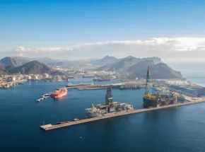 Foto de instalación portuaria